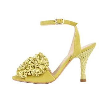 Paloma Barceló Gaia Strap Sandals 8cm Women's Green