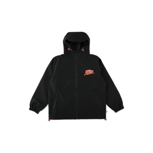 WIND AND SEA Nissin UFO Instant Noodles Jackets Unisex Black