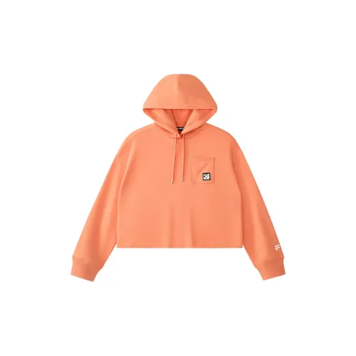 FILA FUSION Sweatshirts Women's Autumn Orange