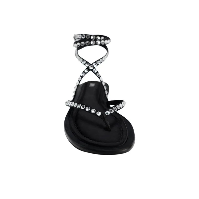 ZARA Roman Sandals Women's Black-3
