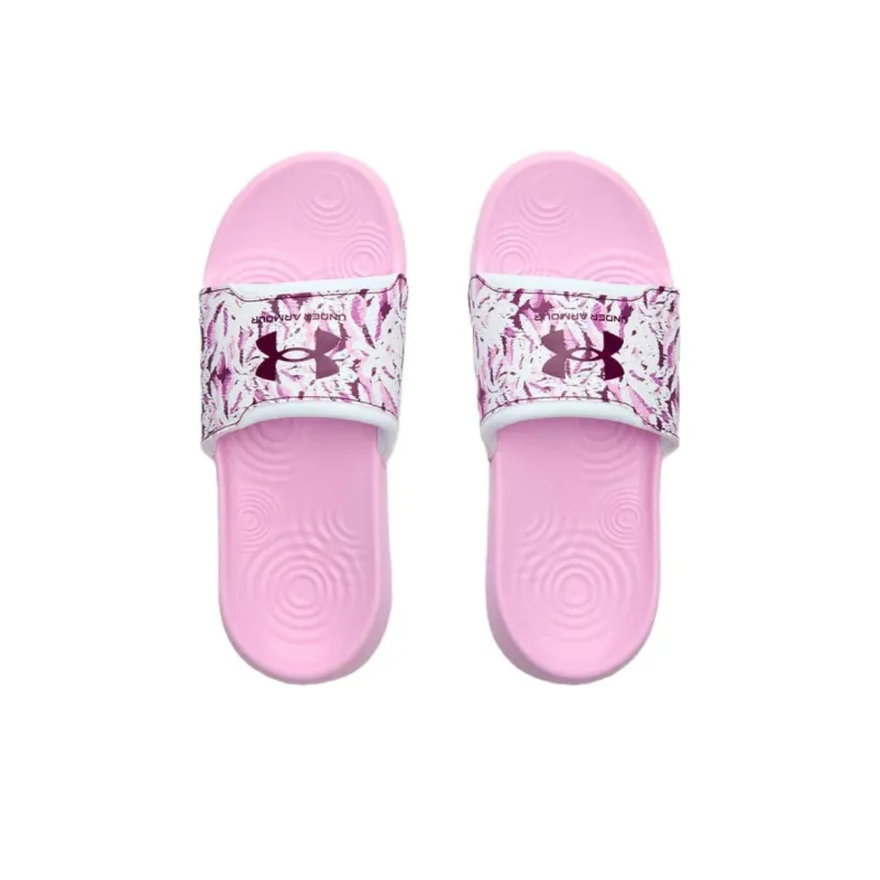 Under Armour Ignite Slip Resistant Abrasion Resistant Slide Slippers Women's Light Galaxy Pink-3