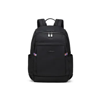 Fillove Fabric Backpack Regular Men's Black/Mint Man Green