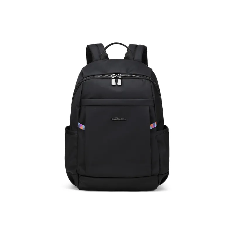 Fillove Fabric Backpack Regular Men's Black/Mint Man Green-0
