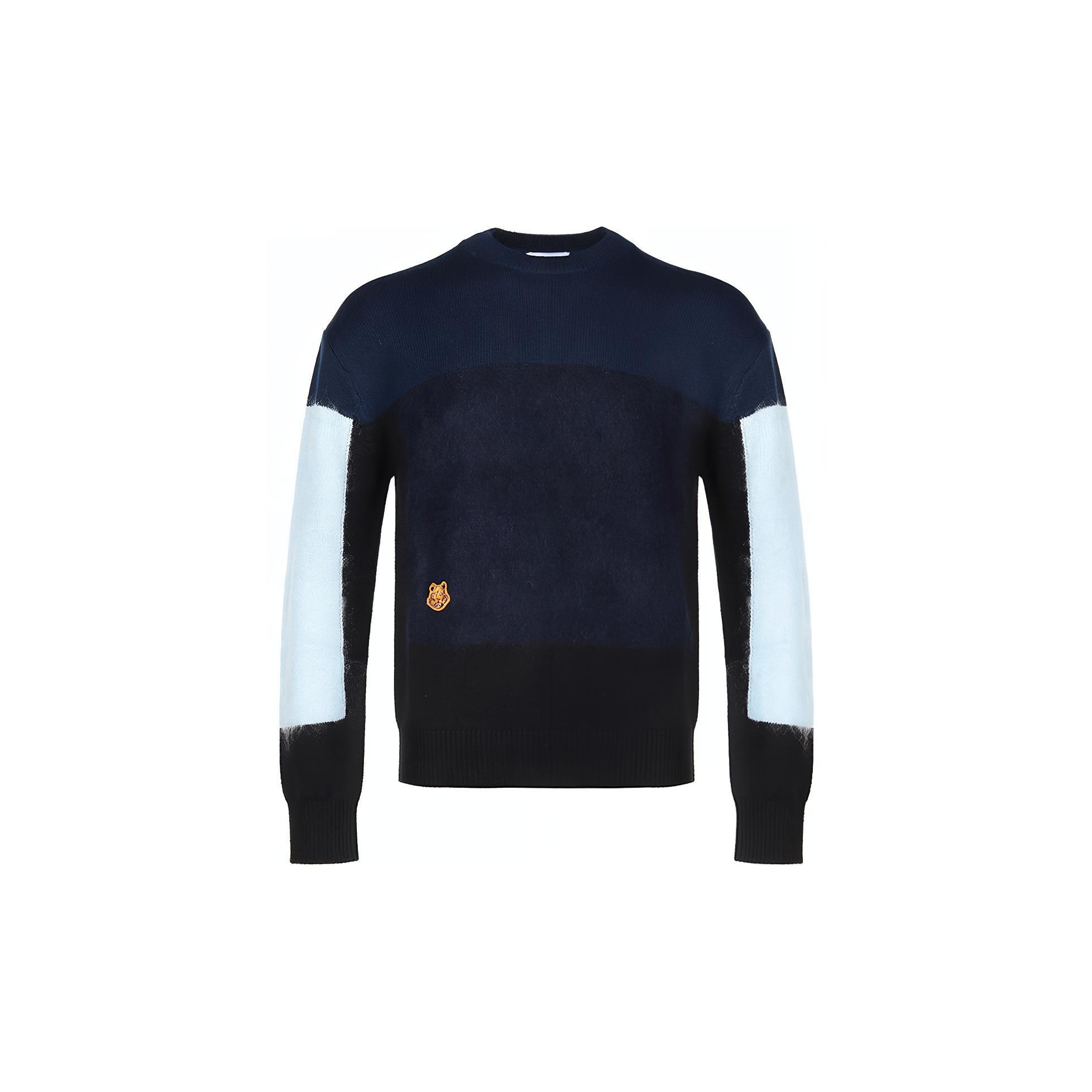 KENZO Sweater Men Navy Blue Multicolored POIZON