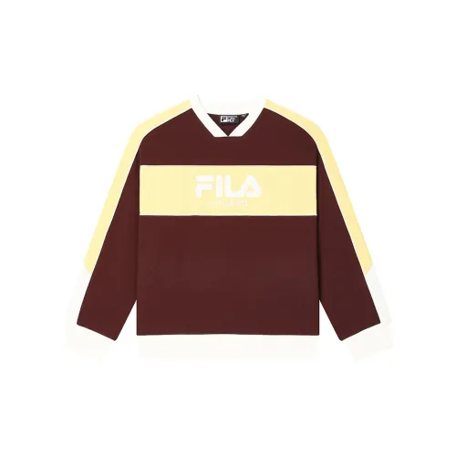 FILA Sweatshirts Women's Brewed Burgundy