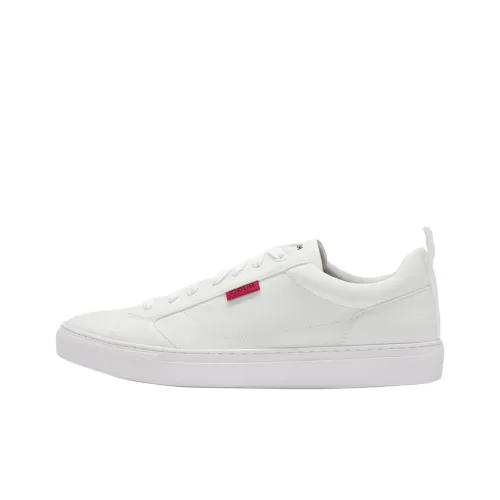 HUGO BOSS Low Top Skateboard Shoes Men's White