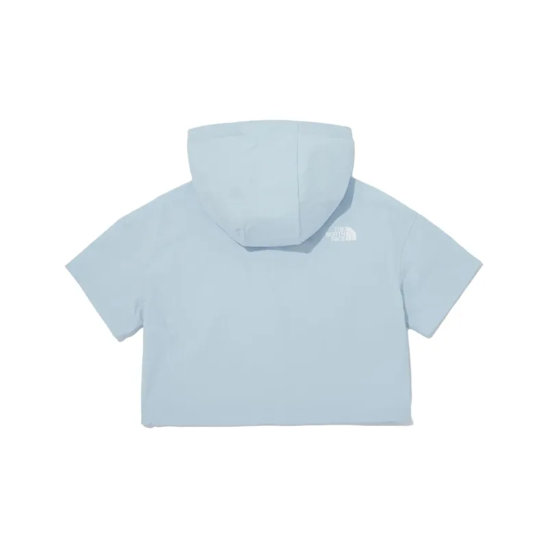 THE NORTH FACE Drop Shoulder Sleeve T Shirt Women's Light Blue-1