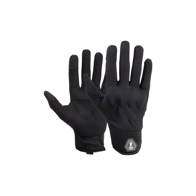 PUMA Polyamide Knit Gloves Unisex Black-0