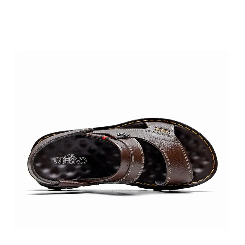 CARTELO Driving Slippers Shoes Beach Sandals Men's-9