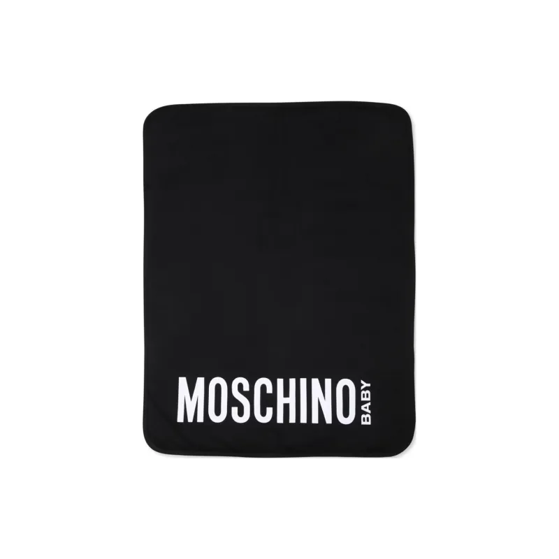 MOSCHINO Logo Printed Foldover Top Changing Bag-2