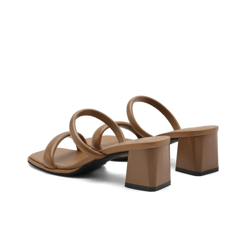 BELLE Rubber Sole Abrasion-Resistant Slide Slippers 5.5cm Women's-3