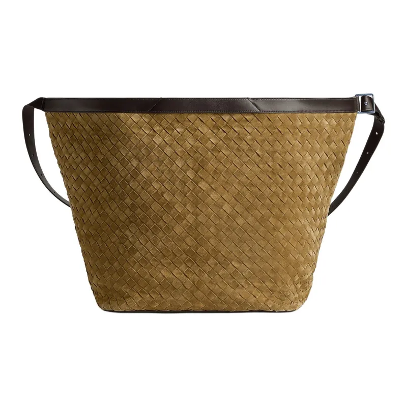 Bottega Veneta Suede Shoulder Bag, Crossbody Bag Tubas Women's Acorn Gummy-2