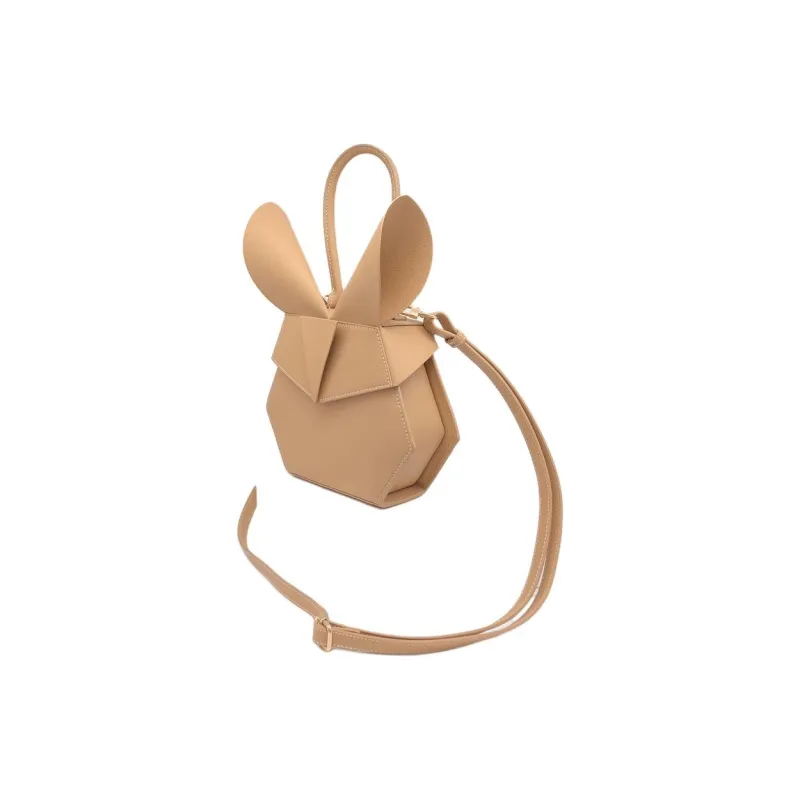 BEDROOM SOCIETE BEDRU：M SCSJETE Calfskin Shoulder Bag Crossbody Bag Handbag Women's Brown-2