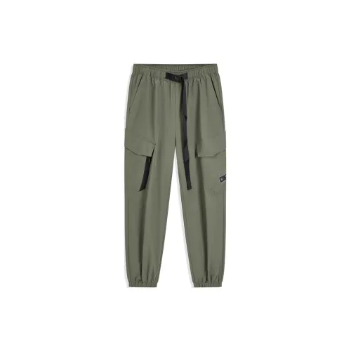 XTEP Cargo Pants Men Light Tea Green