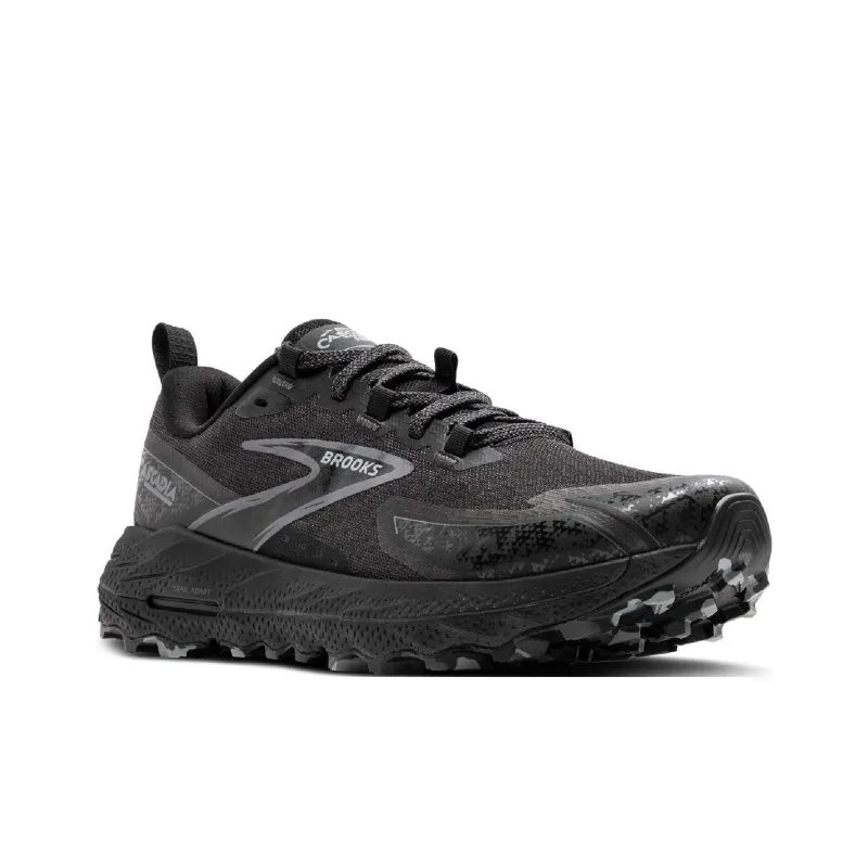 Brooks Slip-Resistant Breathable Low-Top Trail Running Running Shoes Men's Black-2