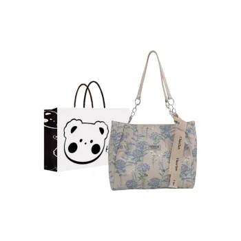 NX DOUGHNUT Canvas Canvas Bag Handbag Shoulder Bag Regular Women's Blue
