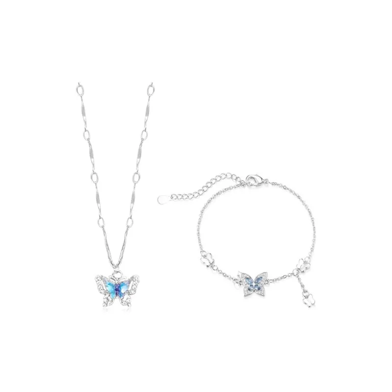 Silver Trim Alloy Necklaces Women's-18