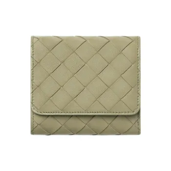 Bottega Veneta Intrecciato Tri Fold Wallet