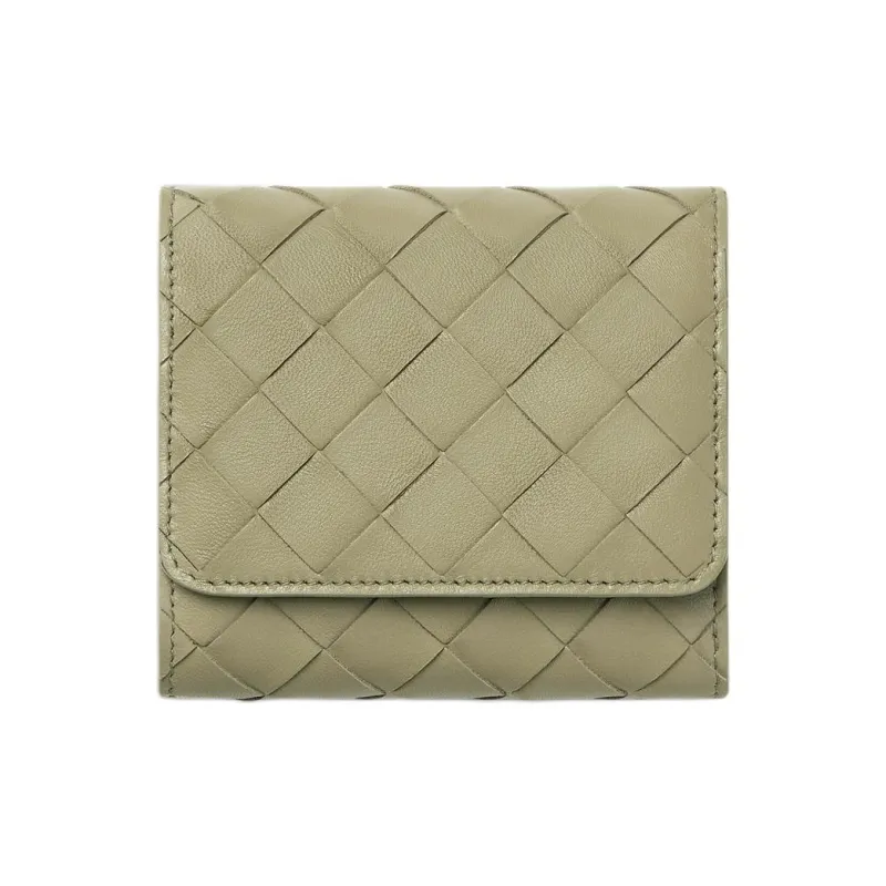 Bottega Veneta Intrecciato Tri Fold Wallet-0