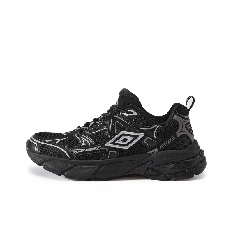 Umbro Anti-Slip Wear-Resistant Low-Top Casual Shoes Unisex Silver White-20