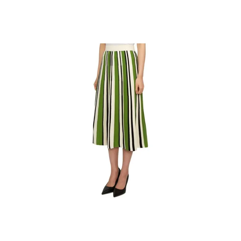 MaxMara Casual Long Skirt Women's Green-2