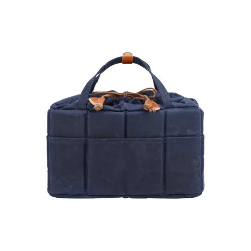 TTaG．baG Batik Canvas Storage Bag Unisex Blue/Khaki