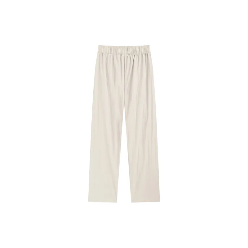 SNZX Casual Pants Women's Gray Khaki Color-1