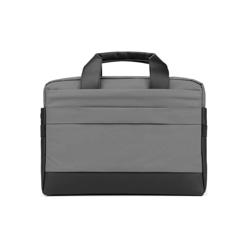MOLESKINE Nylon Fabric Shoulder Bag Crossbody Bag Handbag Men's Black/Gray-3