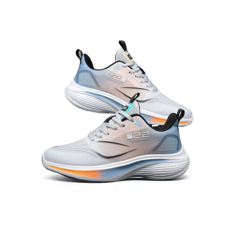 Meiretu Shock Absorbers Slip Resistant Breathable Low Top Running Shoes Men's-16