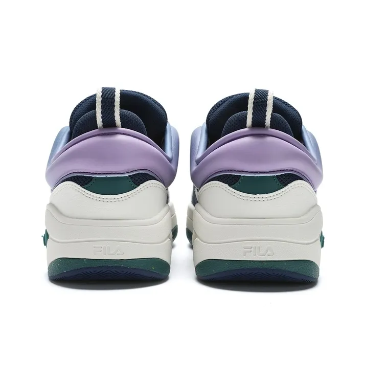 FILA Slip-Resistant Cushioning Wear-Resistant Low-Top Skateboard Shoes Men's Sky Blue Stone/Milk White-3