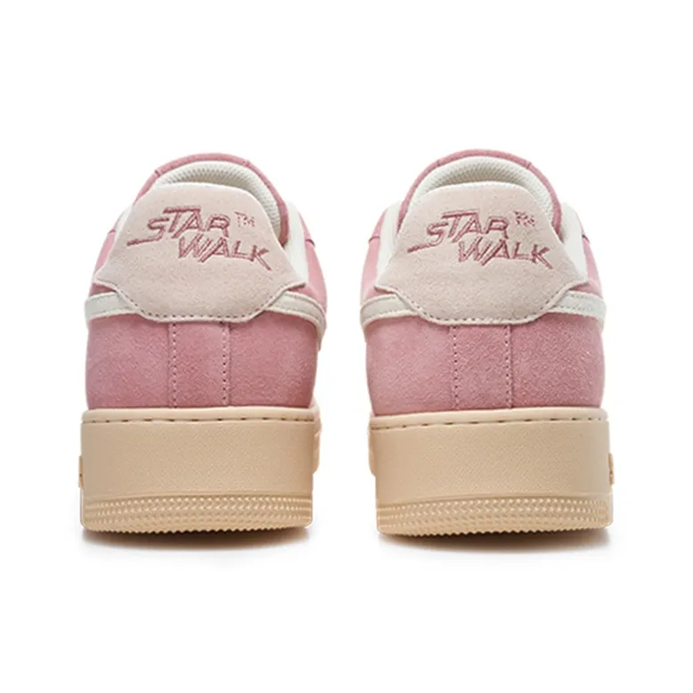 Starwalk Soldier Anti-Slip Wear-Resistant Lightweight Breathable Low-Top Skateboard Shoes Unisex Pink-4