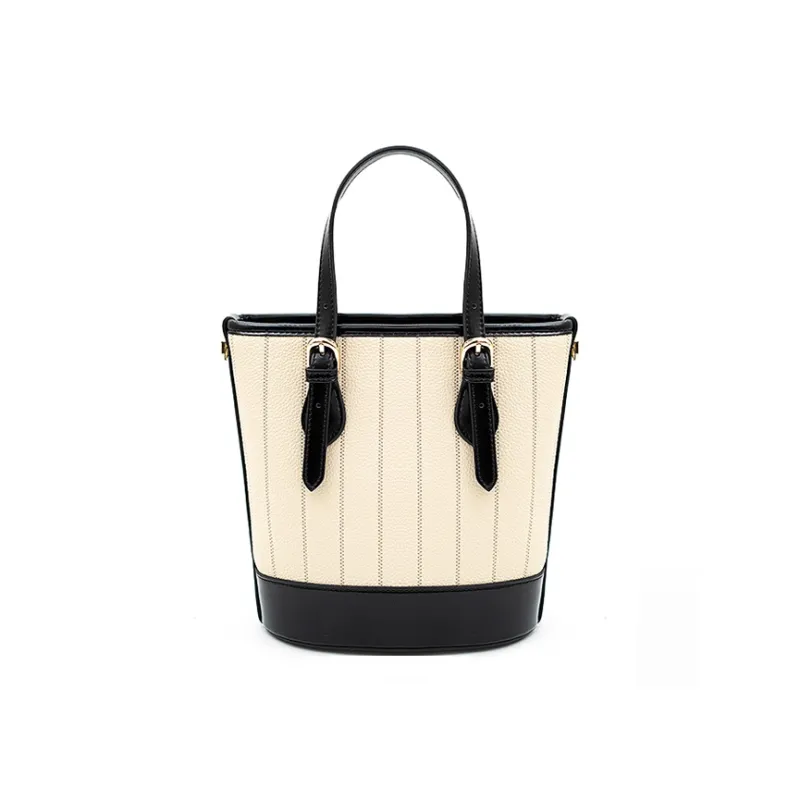 Vigno Synthetic Leather One Shoulder Handbags Regular Women's Black/Coffee-3