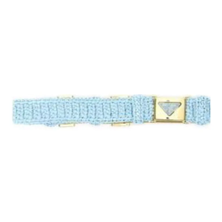 PRADA Enamel-Logo Clasp Fastened Belt-2