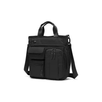 Ssweisiker Oxford Shoulder Bag, Crossbody Bag, Handbag Men's Gray/Blue/Black