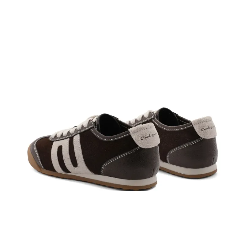 BELLE Casual Shoes Women's Low Top Gray/Apricot-15