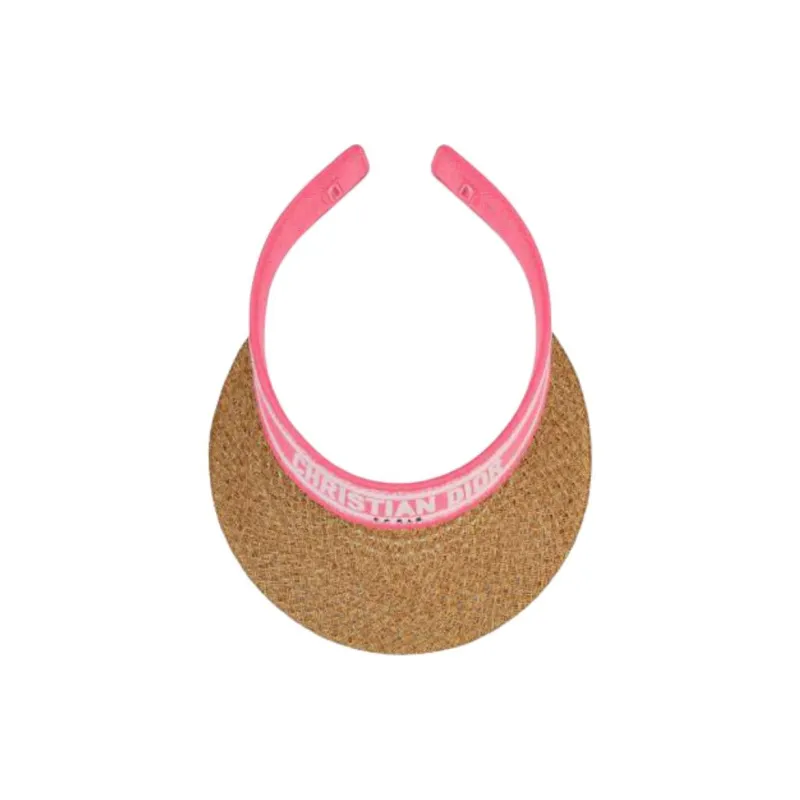 DIOR Cotton Sun Protection Hats Women's Pink-4