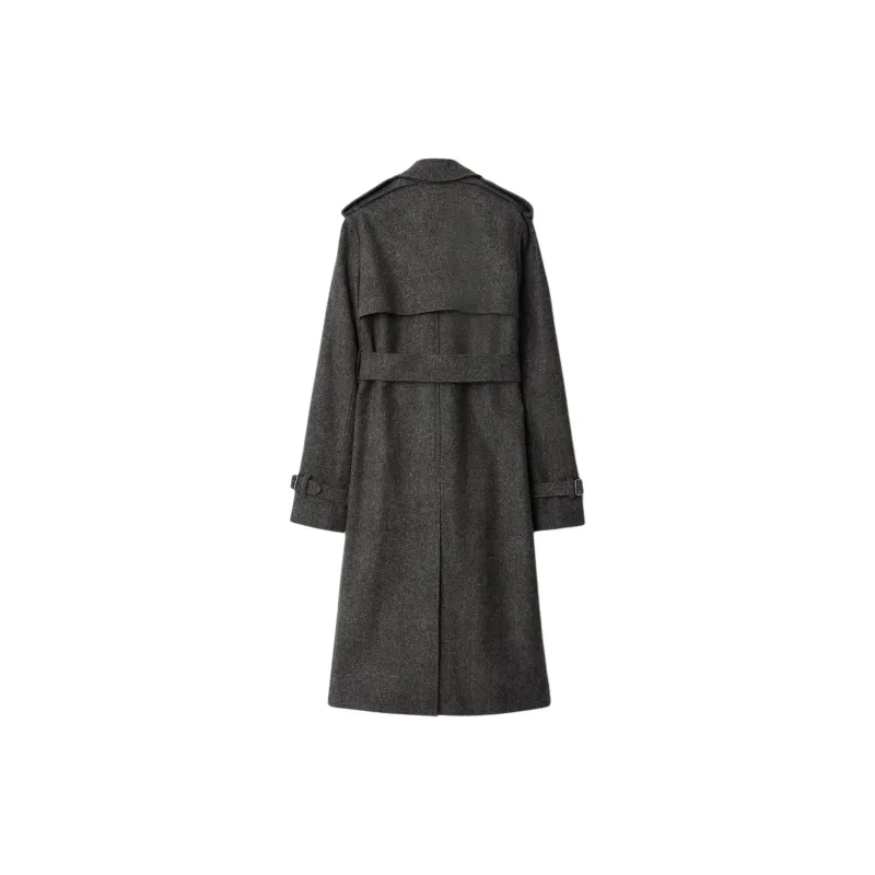Burberry Trench Coat Women's Gray-1