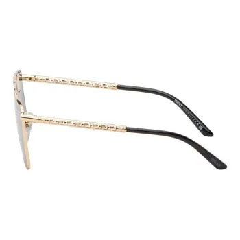 VERSACE Metal Irregular Shape Sunglasses Men's Gold
