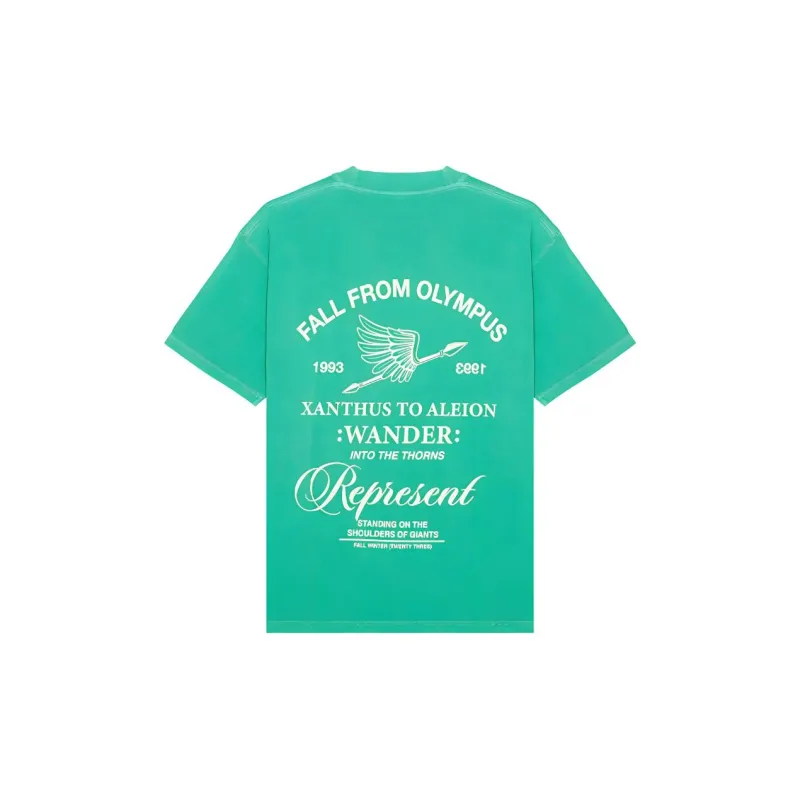 REPRESENT T-Shirts Men Green-1
