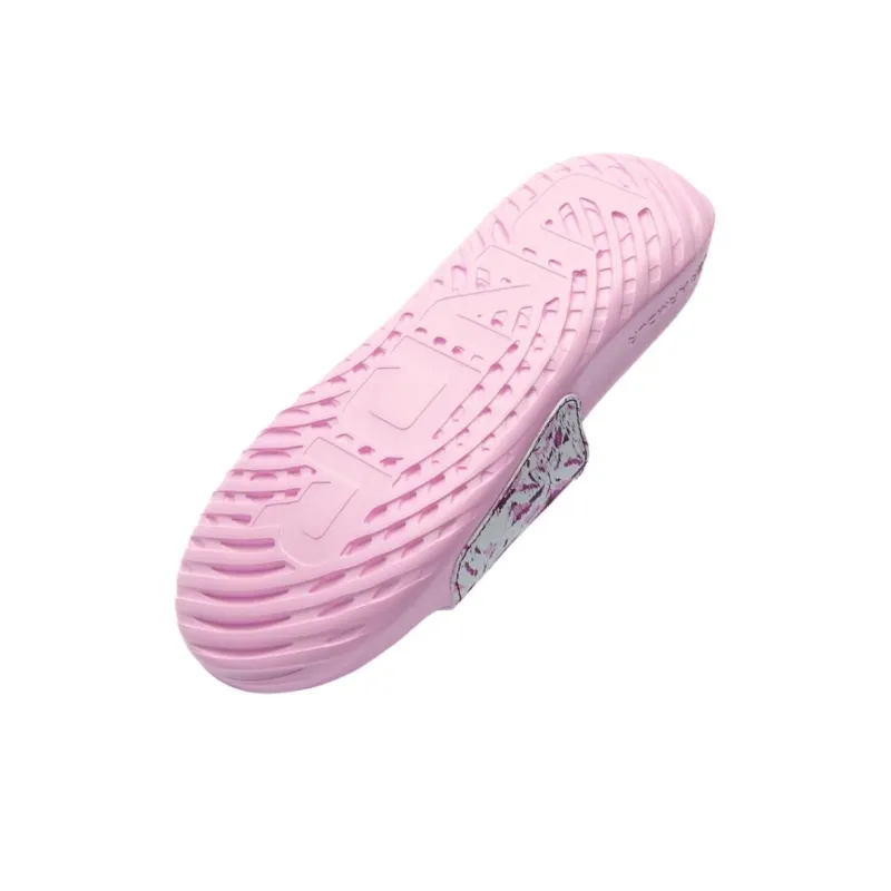 Under Armour Ignite Slip Resistant Abrasion Resistant Slide Slippers Women's Light Galaxy Pink-4
