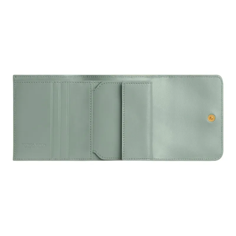 Bottega Veneta Intrecciato Tri Fold Wallet-3