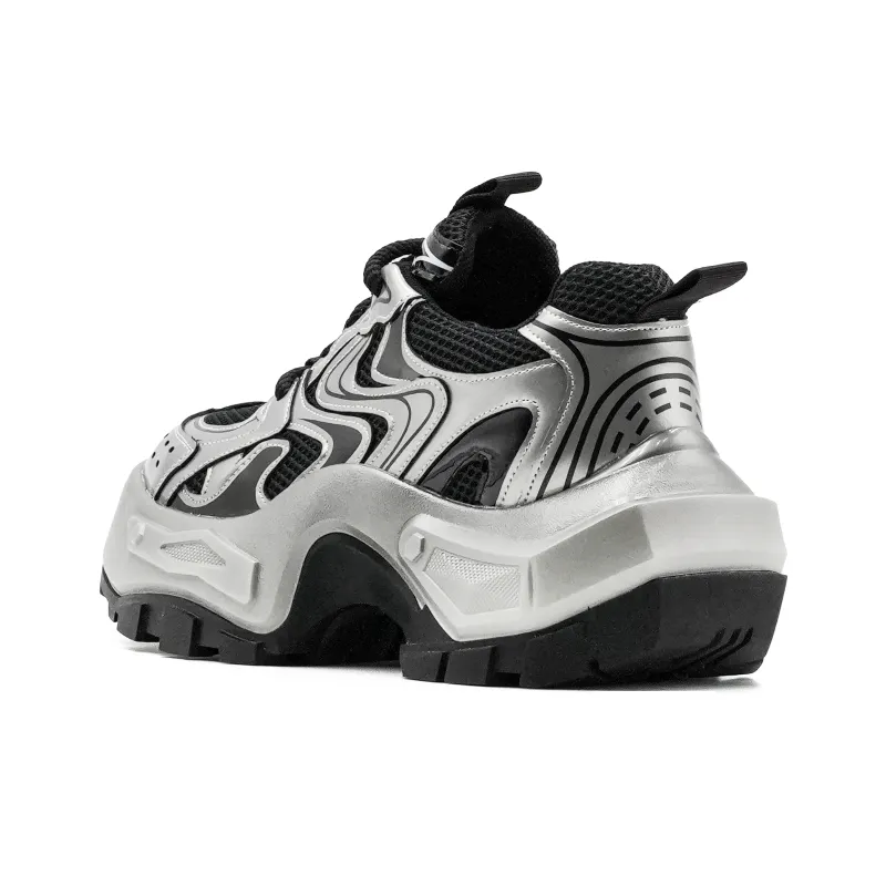 Little Sue Height Increasing Abrasion Resistant Low Top Chunky Sneakers Women's-6
