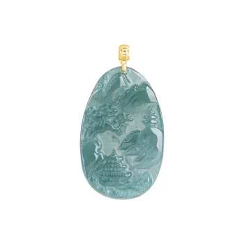 Jade Is Boundless Ice Glutinous Jadeite Necklaces Unisex