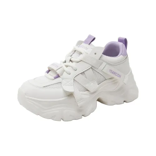 YEARCON Chunky Sneakers Women's Low-Top