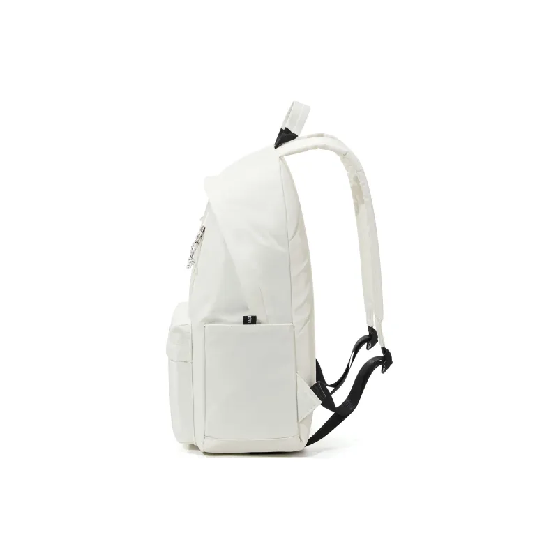 WONHOX Fabric Laptop Backpack Regular Unisex Black/White-10
