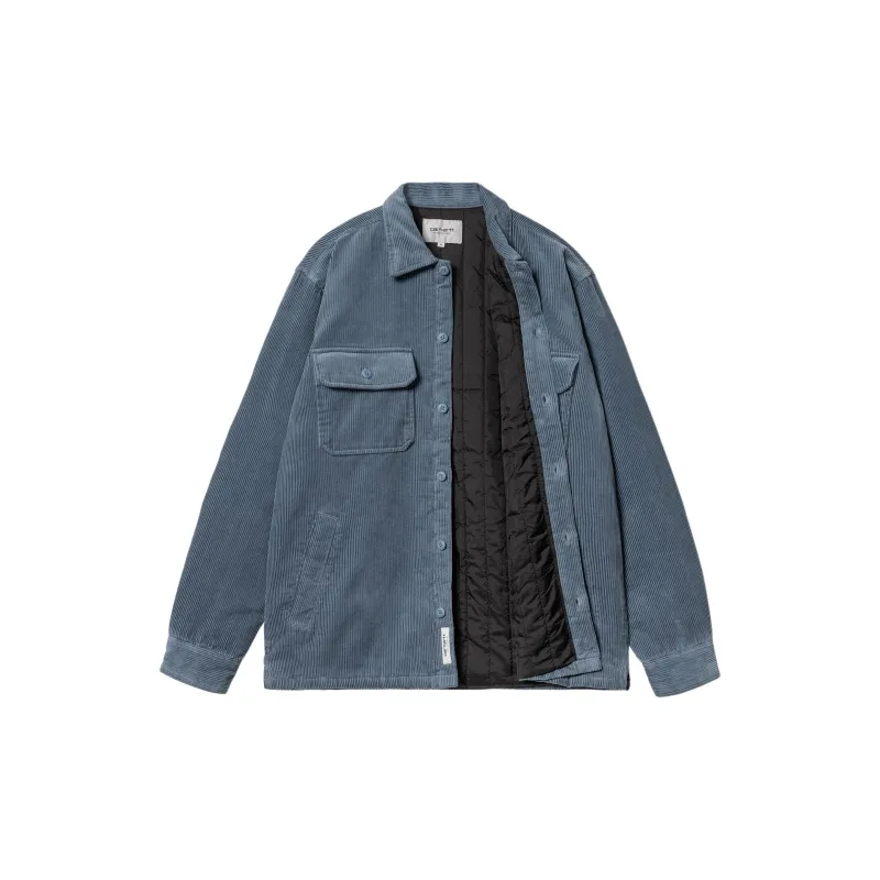 Carhartt WIP SS24 Whitsome Shirt Jac Jacket Unisex Gray Blue-2