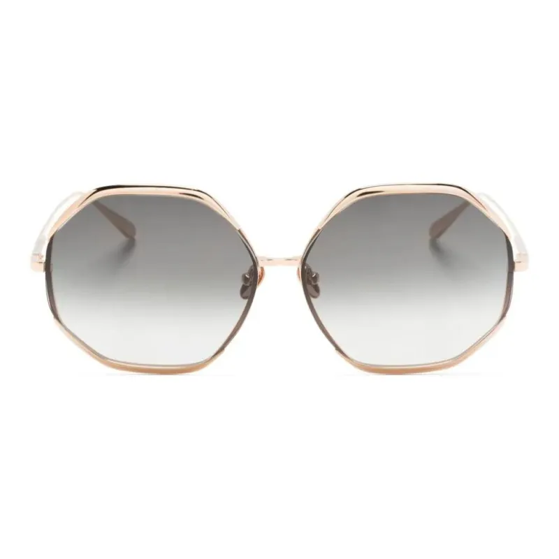 Linda Farrow Camila Geometric frame Sunglasses-1