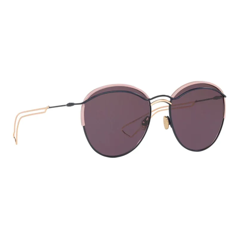 DIOR Plastic Metal Aviator Sunglasses Women's Purple-1