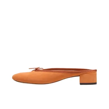 Repetto Closed Toe Slippers 3cm Women's Orange