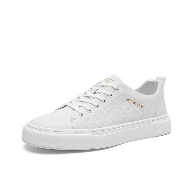 SEPTWOLVES Height-Enhancing Wear-Resistant Lightweight Low-Top Skateboard Shoes Men's-8